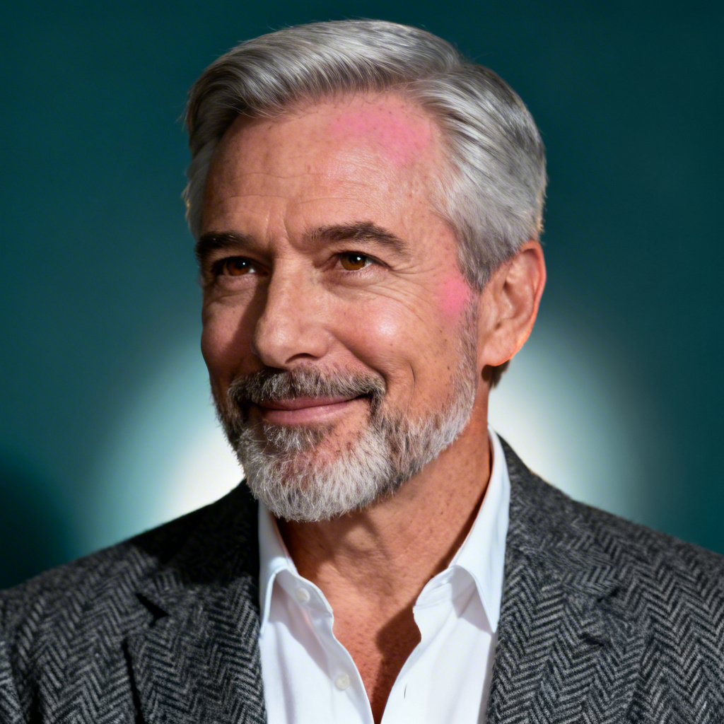 Deneyimli gayrimenkul yatırımcısı erkek portresi