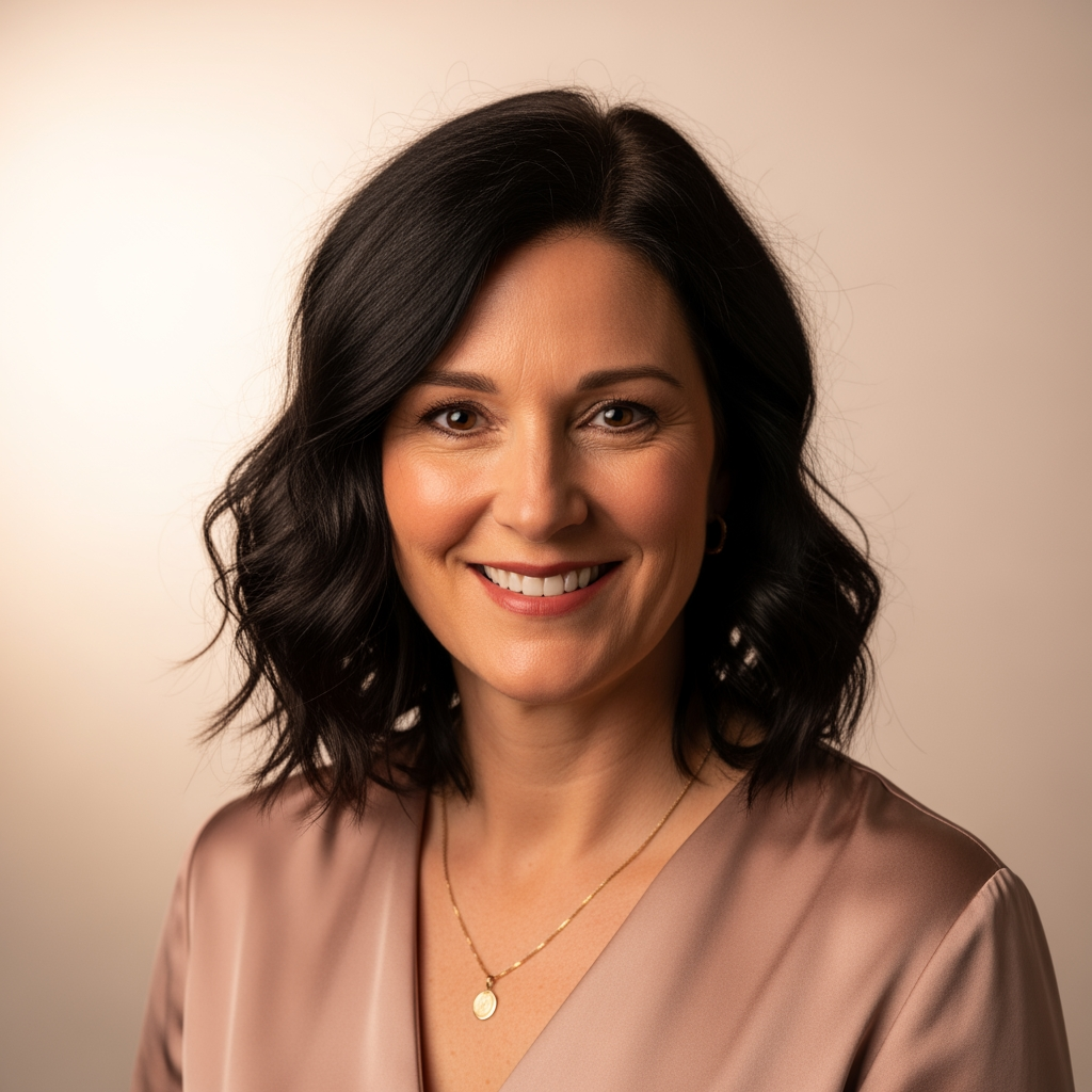 Memnun gayrimenkul müşterisi kadın portresi